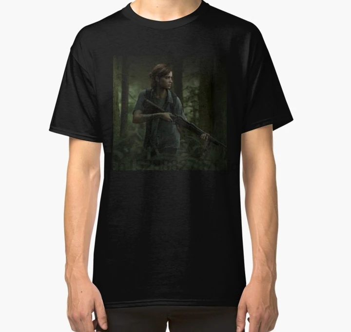 Мужская футболка с коротким рукавом ellie the last of us 2 классическая женская | одежда