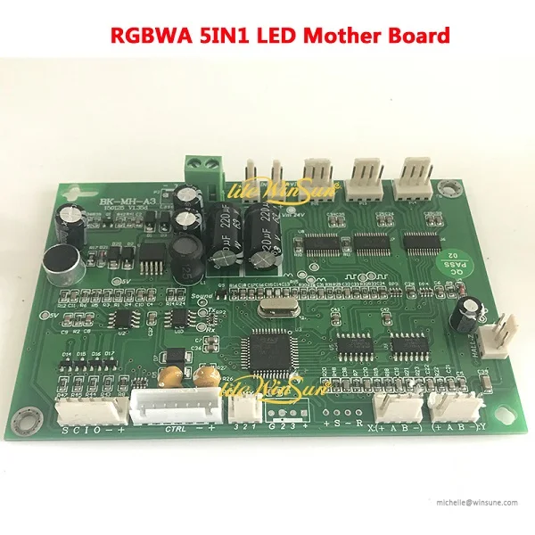 36LED 5in1 mainboard Litewinsune светодиодный сценический светильник с движущейся головкой Аксессуары - Цвет: 36LED 5in1 mainboard