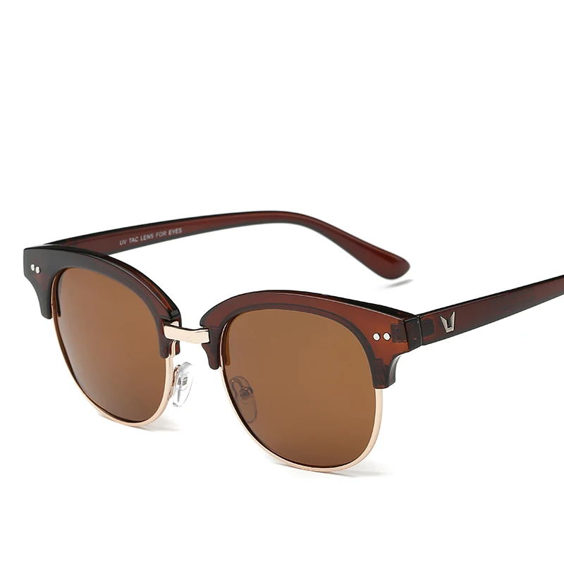 Модные Для мужчин женщин Солнцезащитные очки для ретро Звезда Стиль круглый