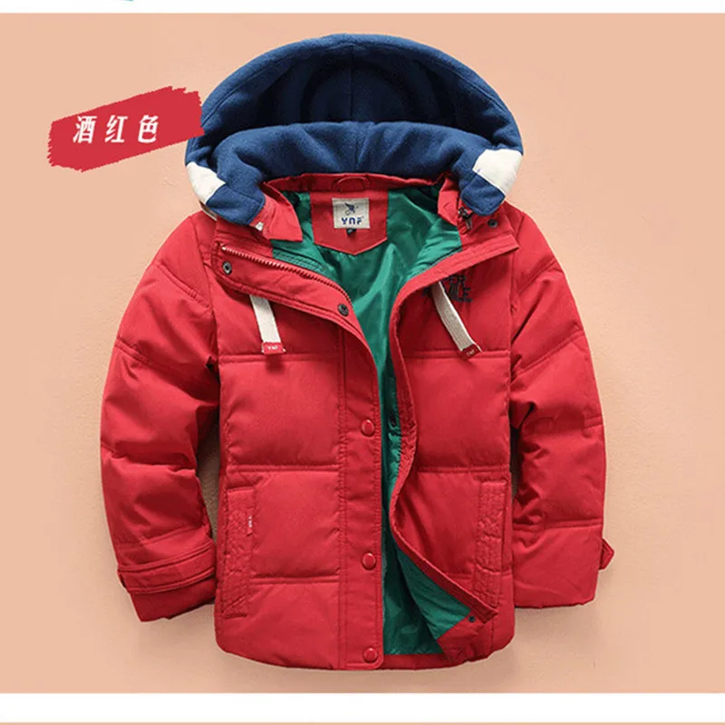 2016 new autumn and winter hooded down jacket children Korean children's clothing boys casual | Детская одежда и обувь