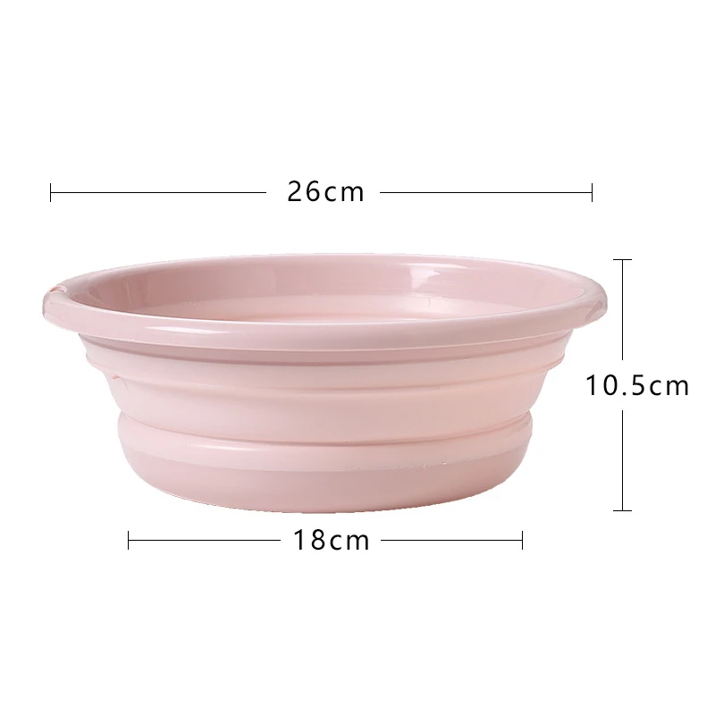 S Size Pink Портативное складное ведро, складная раковина для мытья автомобиля, одежда для мытья овощей, для дома, кухни, для улицы, кемпинга, путешествий, чистые инструменты - Цвет: S Size Pink