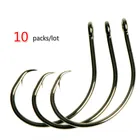 10 упаковокпартия, Norway Mustad 39951 demon circle rustproof крючок, колючий крючок, острый, сильный, для океанской рыбалки, Пресноводная Рыбалка