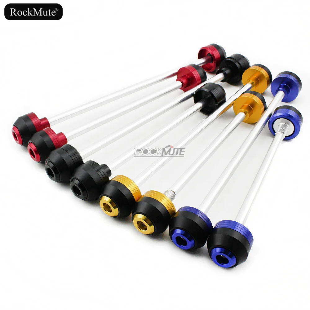Motorcycle Front Rear Axle Fork Wheel Protector Crash Slider For YAMAHA MT-09/FZ-09 2014 2015 2016 Black Gold Red Blue | Автомобили и