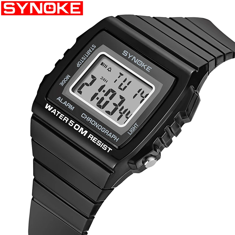 SYNOKE, мужские спортивные часы, водонепроницаемые, G, Relogio Masculino, цифровые часы, хронограф, шок, двойное время, наручные часы для подарка, мужские s