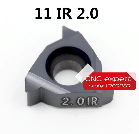 

Free Shipping 11IR/11NR 2.0ISO Internal Indexable Tungsten Carbide Threading Lathe Inserts for SNR/SIR Threaded Lathe Holder