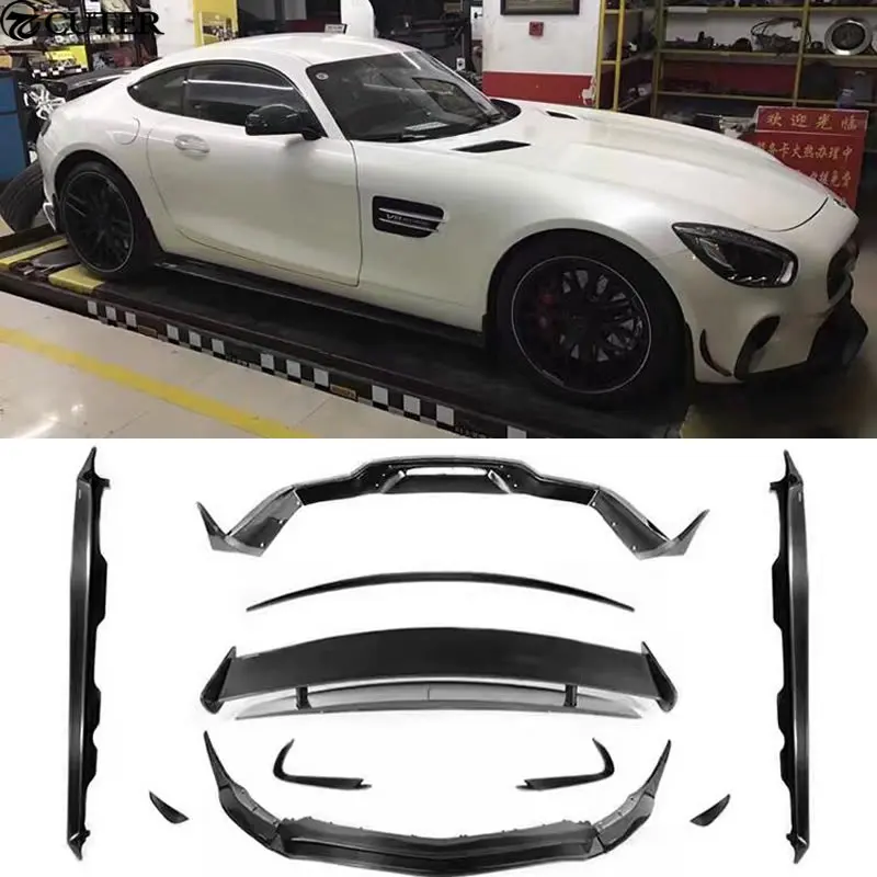 Комплект для кузова Автомобиля AMG GT GTS передний бампер из углеродного волокна