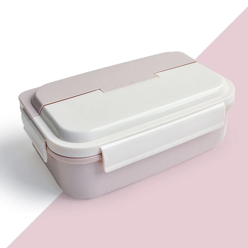 Розовый TUUTH Ланч-бокс с водяным впрыском изолированный Bento box держатель для мобильного телефона Портативный Обеденный контейнер для еды для пикника офиса школы - Цвет: Розовый