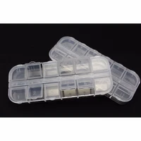 tigofly 2 pcs fly tying beads container plastic box 12 compartments hooks storage fly fishing tackle box 1305011mm