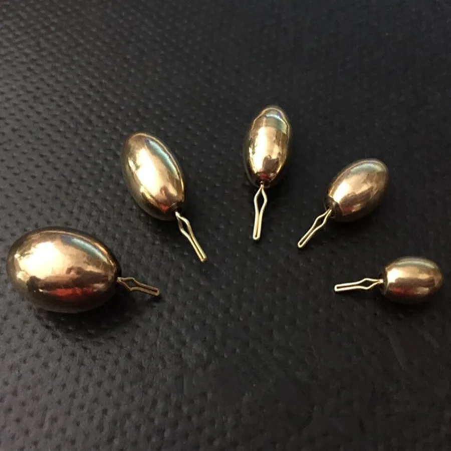 20 * Lead Sinker 10g 7g 5g 3.5g 1 8g латунный рыболовный аксессуар медный круглый Вес грузила