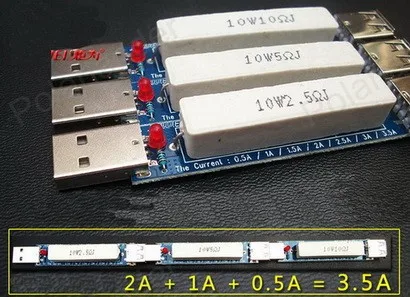 USB-тестер вольтметр-амперметр постоянного тока 2 А 5 В измеритель мощности и