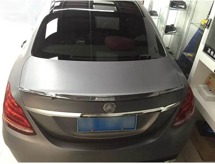 Для Mercedes W205 AMG спойлер C Класс W205 C63 C180 C200 C250 C260 задний спойлер из углеродного волокна крыло багажника