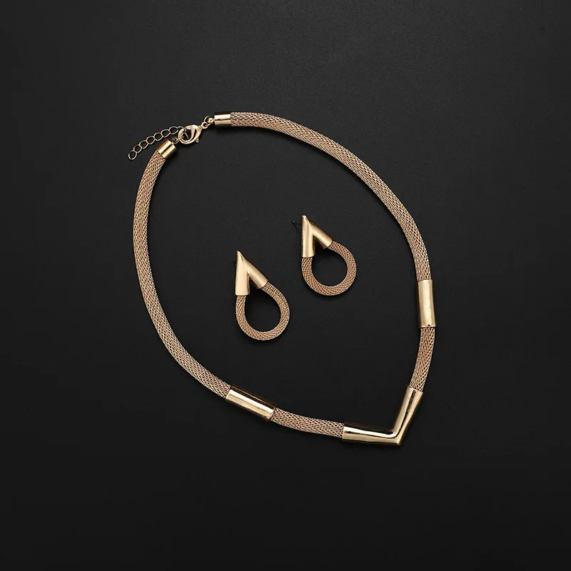 Европейской и американской моды простые серьги цепи Цепочки ожерелья