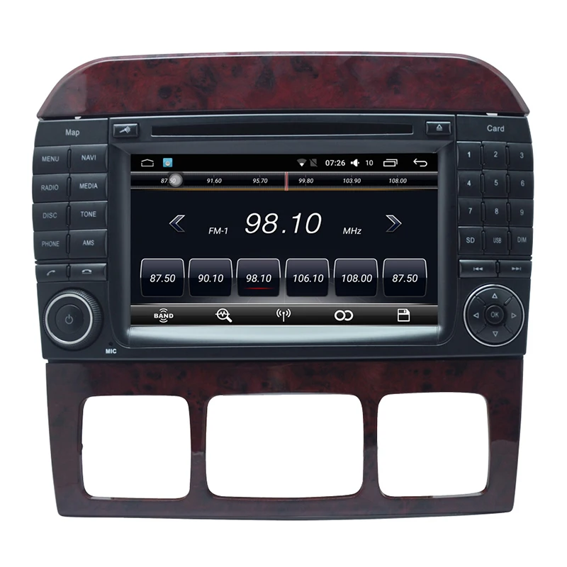 Android 2Din 7inch DVD Car Audio Navigation System For Benz S W220 (1999-2006) CL-W215(1998-2005) With Multimedia Playe | Автомобили и