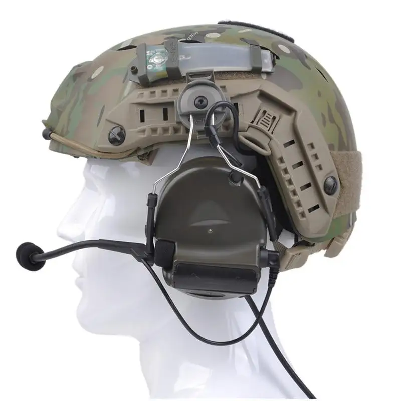 Наушники Softair Aviation наушники Comtac II для быстрых шлемов и пелторов набор адаптеров