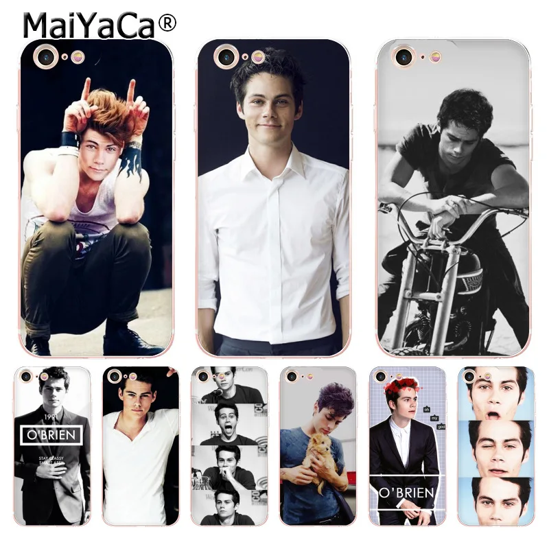 Роскошный резиновый чехол для телефона MaiYaCa Dylan O'Brien из ТПУ iPhone 8 7 6 6S Plus X 5 5S SE