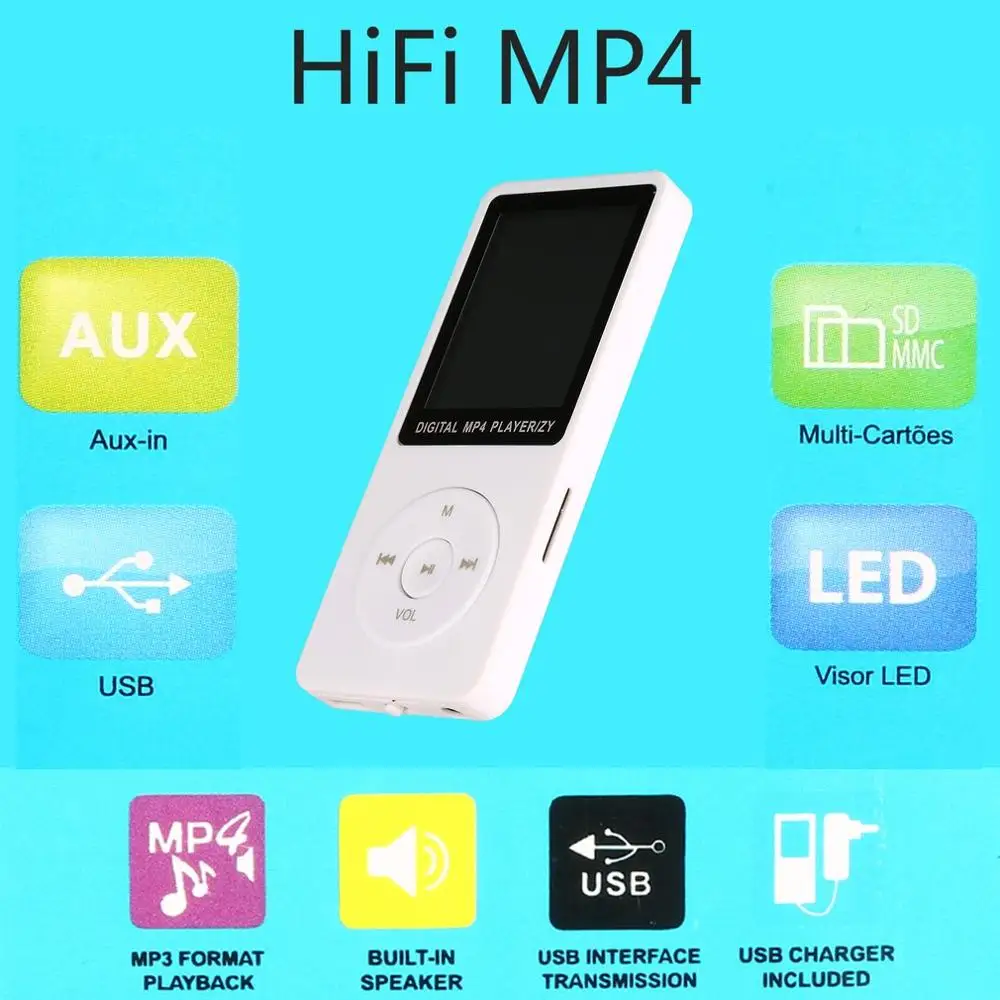 Спортивный MP3 ультратонкий легкий переносной экран музыкальный плеер MP4