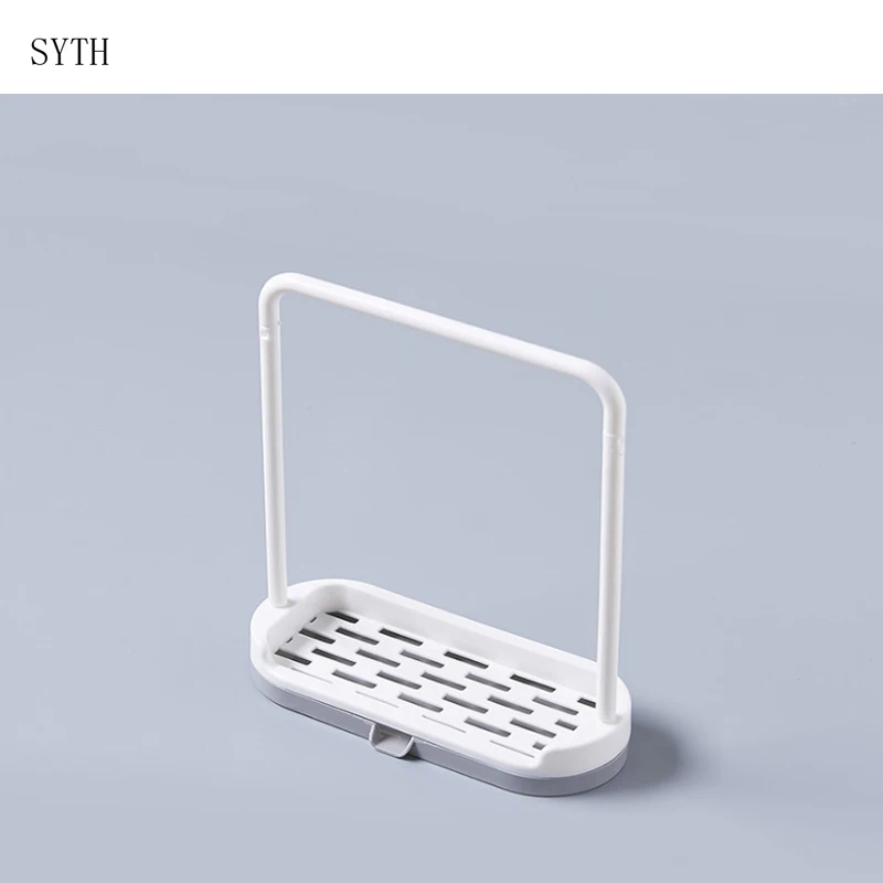 

SYTH Detachable Bar Towel Drying Rack Kitchen Plastic Wash Clothe Holder with Sponge Tray Drain Rack Tool kitchen organizer