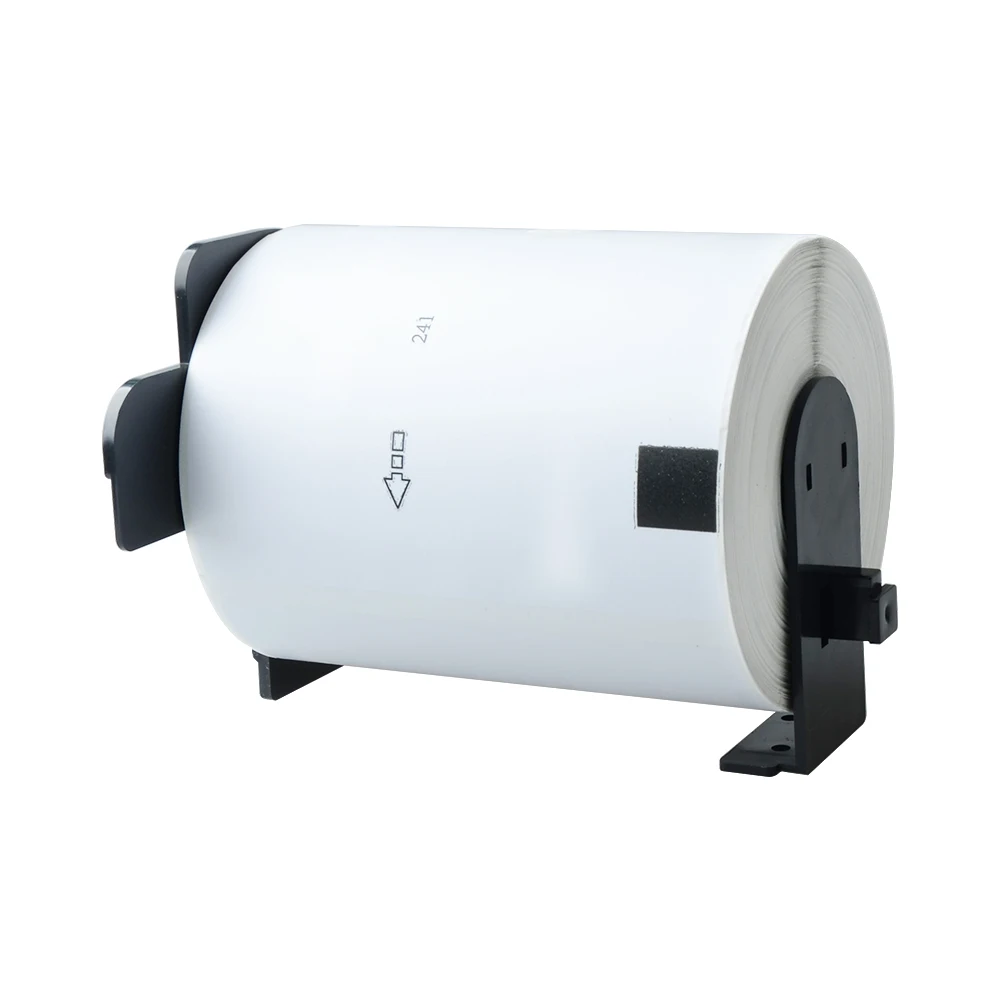 AOMYA 2 рулона этикетка лента DK-11241 102 мм × 152 высечка непрерывная Совместимость