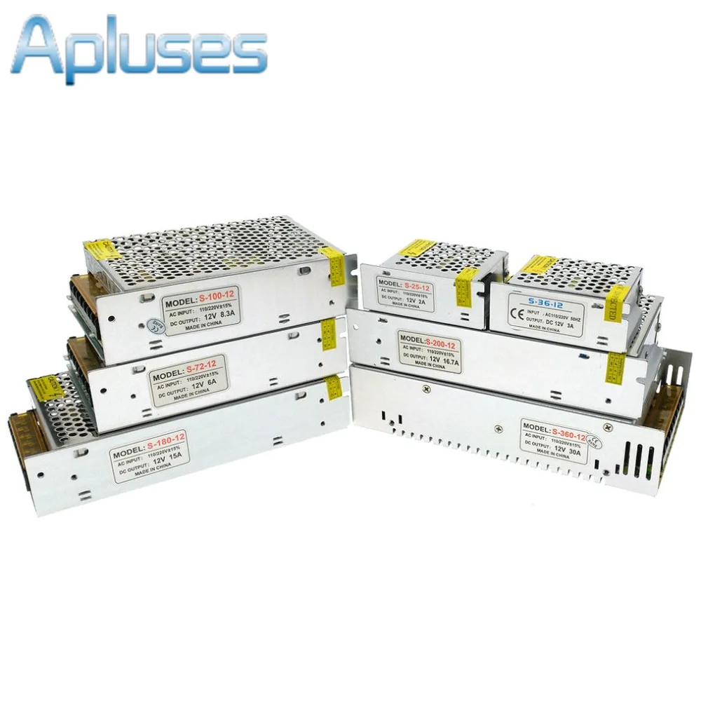 Светодиодный трансформатор 12 В 1 А 3 5 10 20 30 В|transformator led|supply powerled driver 6a |