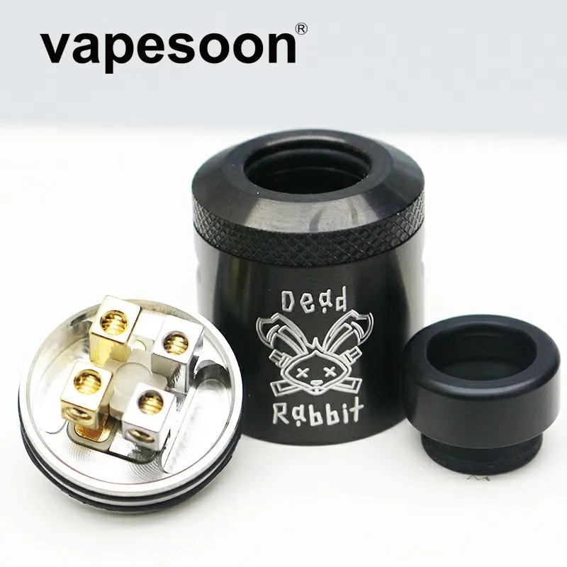 Dead Rabbit BF RDA Atmoizer Tank aluminum поддерживает одинарную/двойную катушку Vape пригодную для