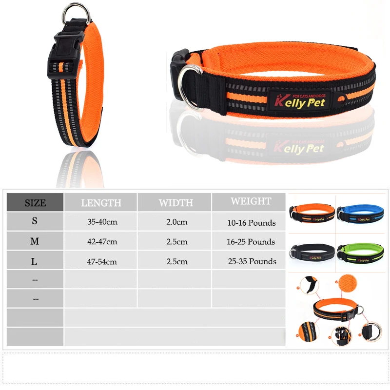 Ожерелье для домашних животных с мягкой подкладкой из дышащей сетчатой ткани 3 м |