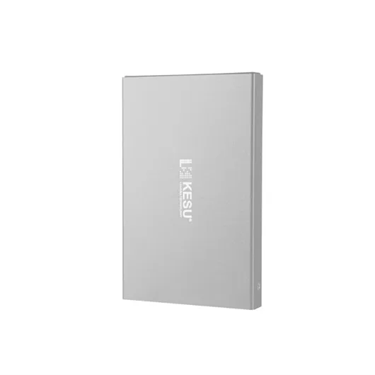 Кесу 2,5 дюймов внешний жесткий диск для хранения 1 ТБ USB3.0 2 ТБ HDD Портативный внешний жесткий диск HD для рабочего стола ноутбука сервер - Цвет: Silvery