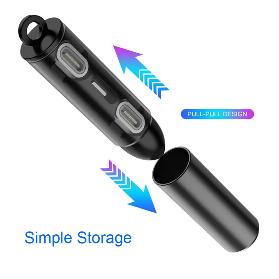 Oppselve Магнитная застёжка коробка портативный контейнер для хранения для iPhone type C Micro USB C магнит зарядное устройство Шнур вилки коробка для хранения сумка