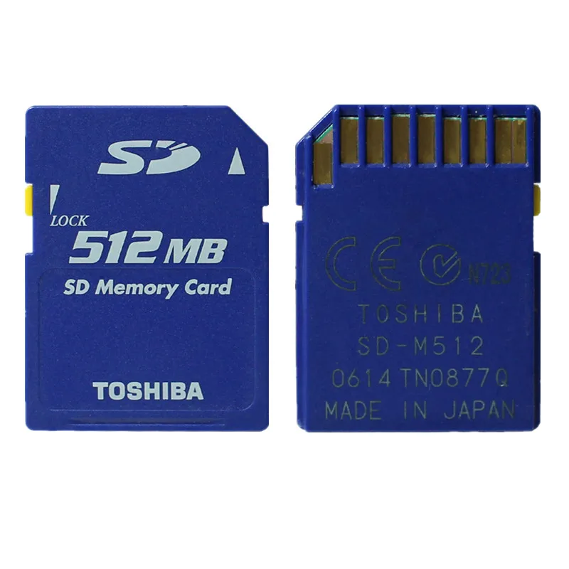 5 шт. 512 MB Toshiba sd карта карты SD Стандартный безопасный слот для карт памяти Class2