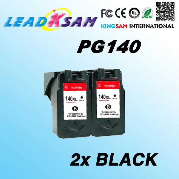 Картридж с черными чернилами 2 шт. для принтера PG140XL PIXMA MG4110 MG3210 MG3510 MG474 | Компьютеры