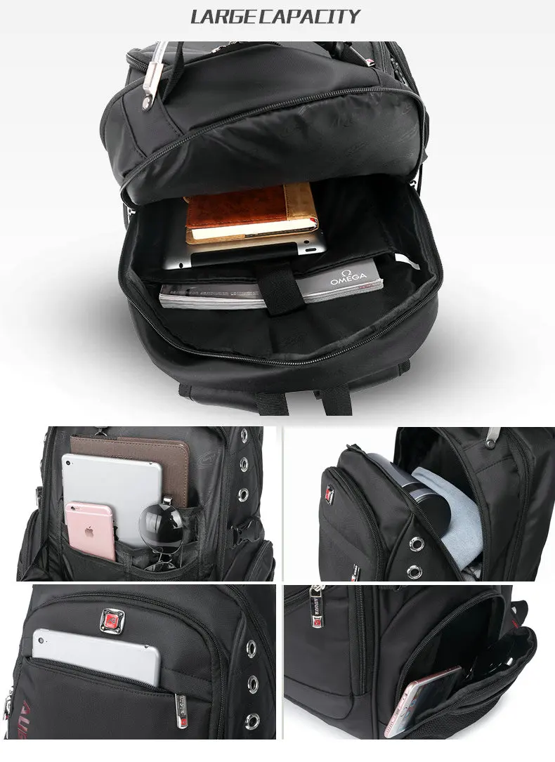 Рюкзак для ноутбука AUGUR для мужчин и женщин Bolsa Mochila для 14-17 дюймов ноутбук рюкзак школьная сумка рюкзак для подростков
