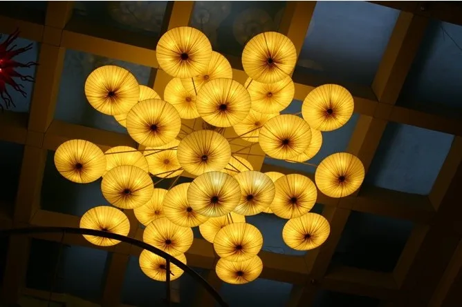 

2017 hot sell Marine cloth new classical ocean light stair lotus lamp combination pendant lamp free shipping