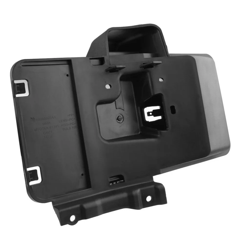 Черный держатель для заднего номерного знака кронштейн Jeep Wrangler JK 2007 2016 Монтажный