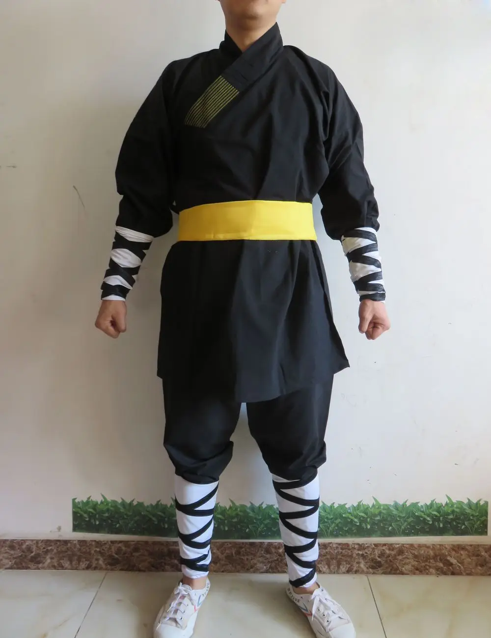 Унисекс хлопковый костюм монахи шаолин боевые искусства кунг-фу костюмы wu shu wushu