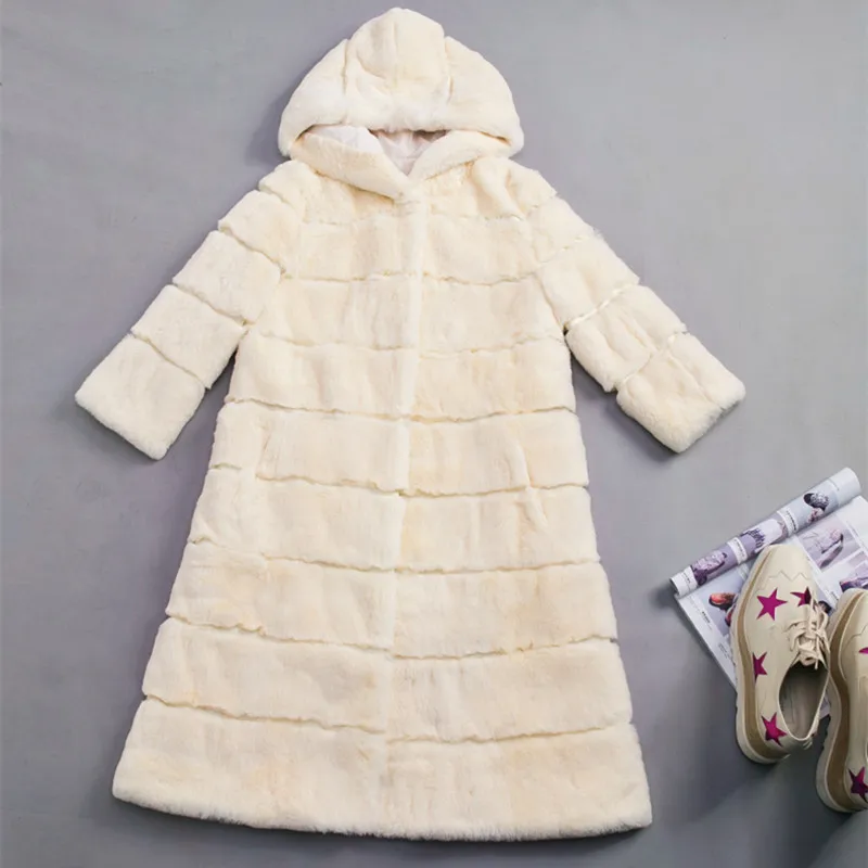 Женская зимняя куртка с капюшоном размеры 3XL 4XL VK3126|rabbit fur coat jacket|rex rabbit coatrex jacket |