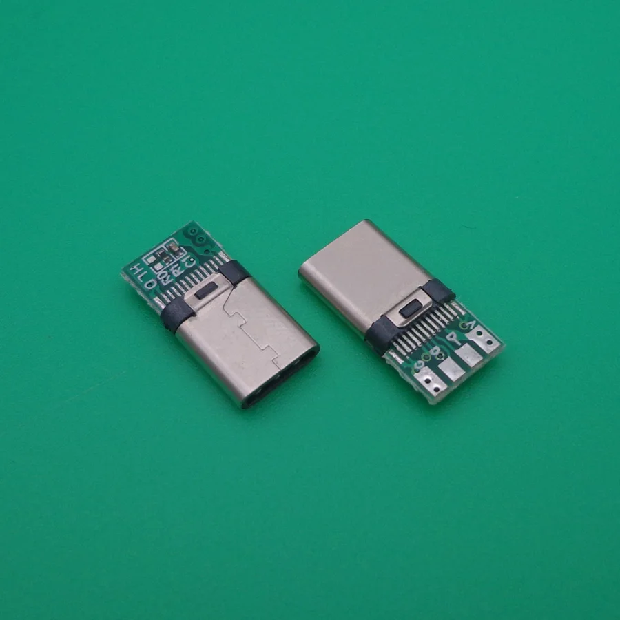 1 шт. 24 контактный разъем USB 3 типа C штекер с ПК ремонтные детали|Соединители| |
