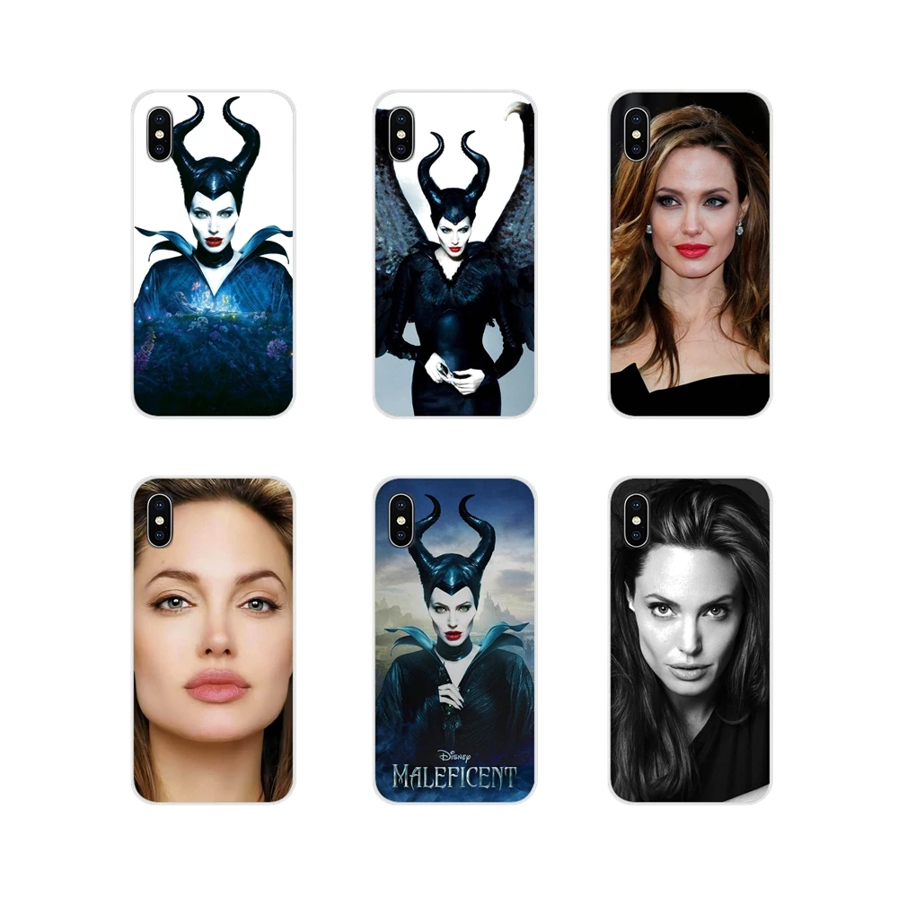 Для Samsung A10 A30 A40 A50 A60 A70 Galaxy S2 Note 2 3 Grand Core Prime Angelina Jolie Maleficent horns мобильный телефон