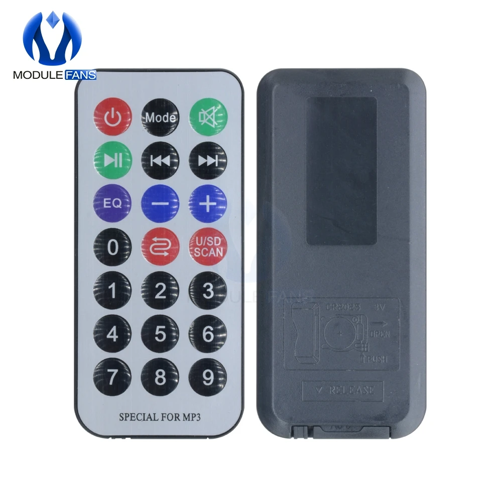 Мини 5 в MP3 декодер плата Bluetooth модуль декодирования вызовов MP3 WAV u-диск и TF карта USB с 2*3 Вт усилитель пульт дистанционного управления