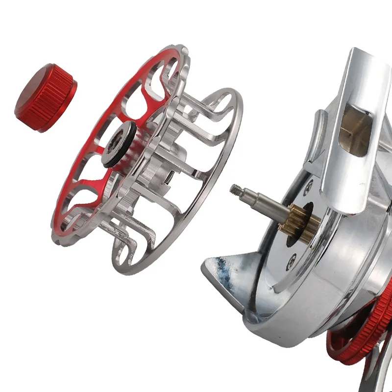 

FZ60 Full Metal Fly Fishing Reel Series Ice Ratio 3.6:1 Fish Line Wheel 10+1BB Right Left Hand Baitcasting Raft Reel Stream