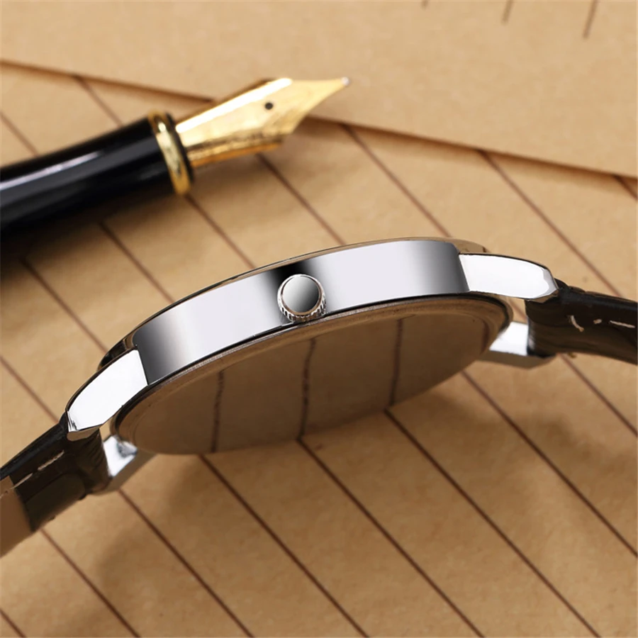 KINGNUOS кварцевые наручные часы для мужчин модные Имитационные маленькие