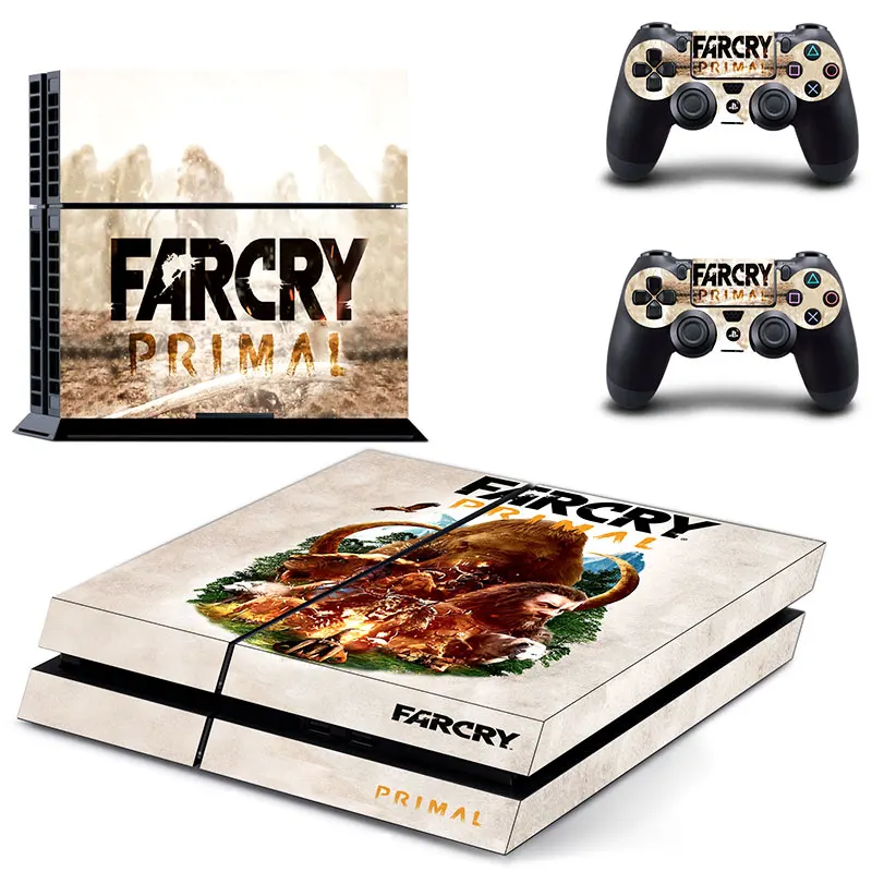 Наклейка Game Far Cry Primal для консоли Sony PlayStation 4 и контроллера PS4 виниловые