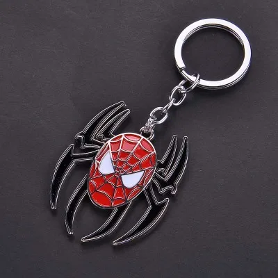 Лиловый 10 шт. металлический Marvel Мстители Капитан Америка брелок со щитом человек паук Железный человек Маска брелок игрушки Халк брелоки "Бэтмен" ключ подарок - Цвет: Лиловый