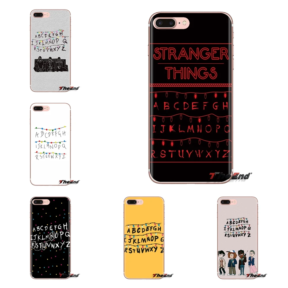 Mobile Phone Cover Stranger Things Alphabet Lights For LG Spirit Motorola Moto X4 E4 E5 G5 G5S G6 Z Z2 Z3 G2 G3 C Play Plus Mini |