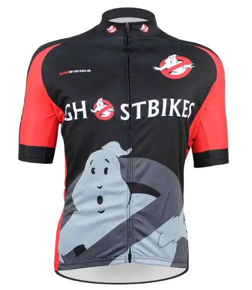 Новинка 2018 Мужская велосипедная одежда Ropa Ciclismo Ghost Bikes крутая с коротким рукавом и