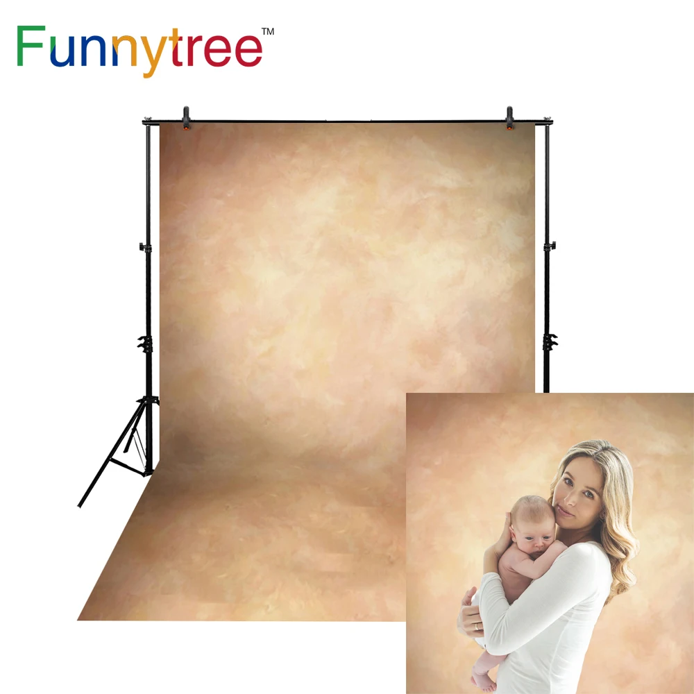 Funnytree тонкий виниловый тканевый фон для фотосъемки желтый внутренний ткань