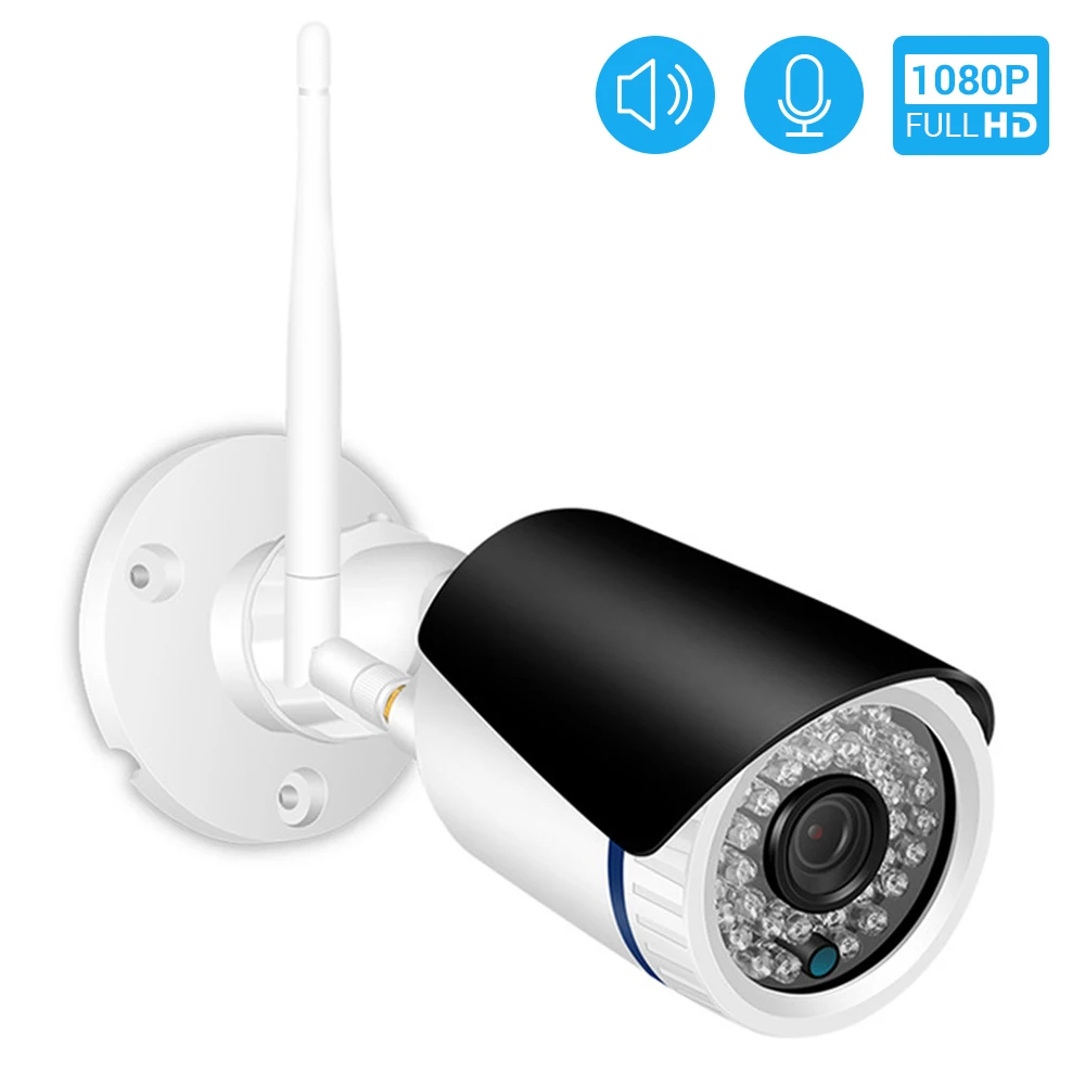 Hamrolte Wifi камера 1080P Bullte Водонепроницаемая наружная двухсторонняя аудио