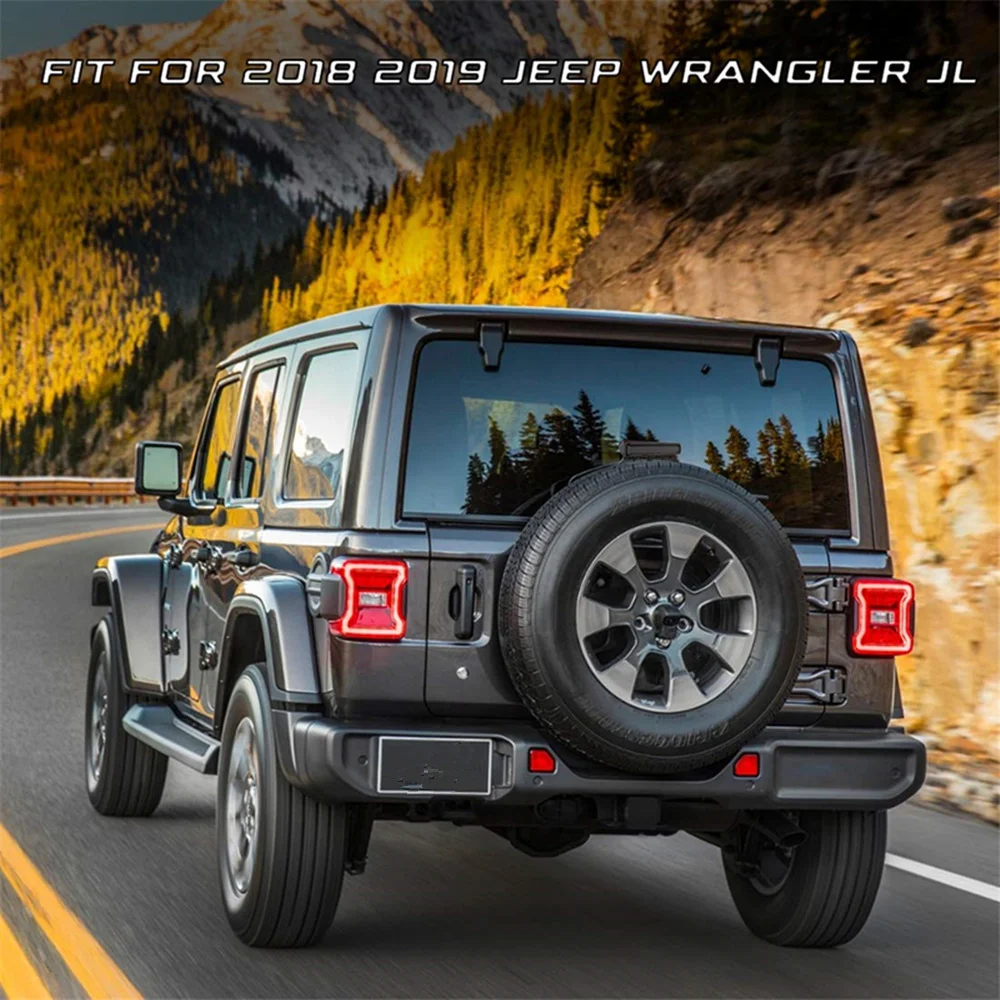 Светодиодные задние стоп сборки w/поворота и сзади для Wrangler JL Unlimited Rubicon Sport Utility 4