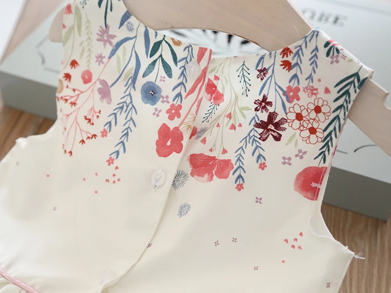 Toddler Girl Summer Princess Dress White Kids Fashion Wholesale Lots Bulk Clothes Little Cotton Floral Party Frocks | Детская одежда и