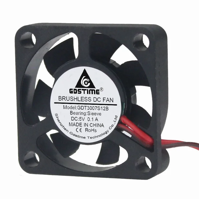 Bestellen Gdstime 500 Pcs DC 5V 30x30x7mm Dupont Mini Bürstenlosen Kühler Kühler 3007 3cm Lüfter 30mm X 7mm Raspberry Pi Großhandel