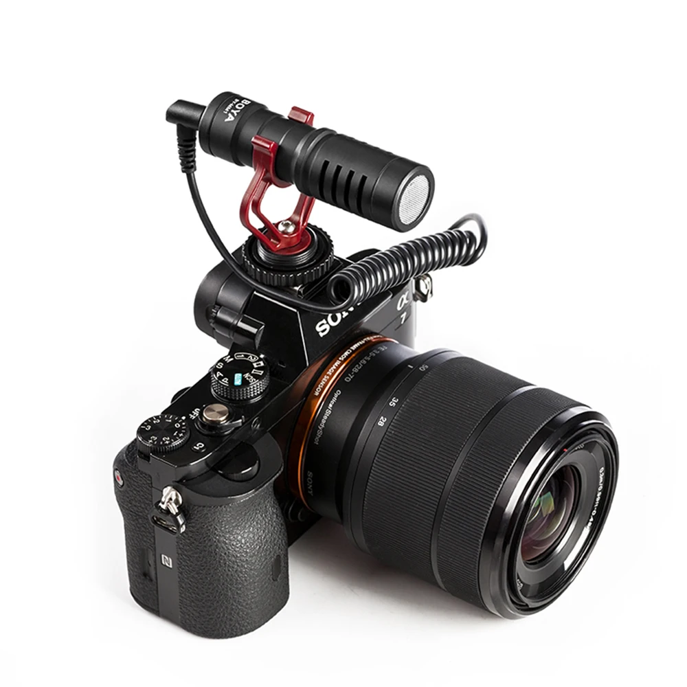 Новый BOYA BY-MM1 компактный видео микрофон на камеру Youtube Vlogging Запись для IPhone Nikon Canon