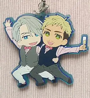 4 1 шт. llavero отаку катание анимация Yuri On Ice Yuri Viktor Отабек Алтын Мила бабичева брелок для ключей - Цвет: 4